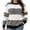 Black, variant on yillto Plus Size Women Sweater Color Block Striped Fashion Crew Neck Pullover Knit Loose Sweaters