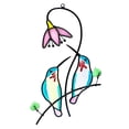thumbnail image 1 of Hummingbird for Windows - Glass Window Hanging - Mother's Day Christmas or Birthday Gift Home Decor, 1 of 5