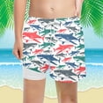 thumbnail image 2 of Shorts Garçon Tout-Petit Blanc Jambe Droite Régulier à Enfiler Vêtements d'Été Garçons 8 Ans, 2 of 4