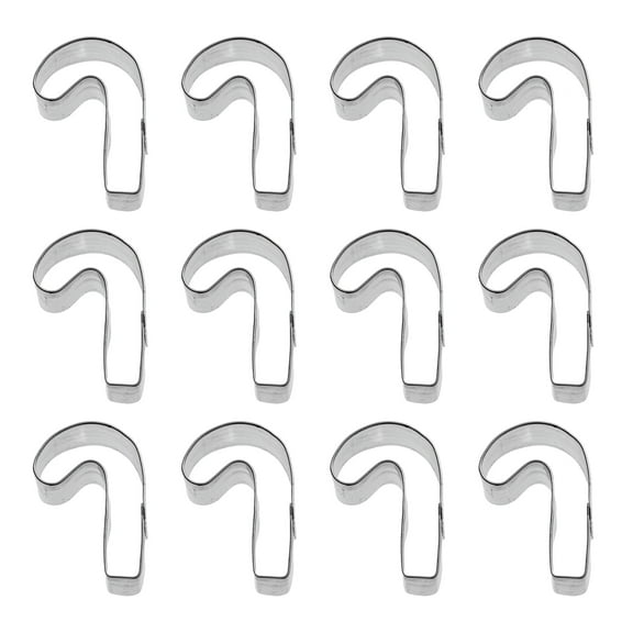 Mini Candy Cane Dozen Cookie Cutters 1.75 inches/each C1042-W12 - The Cookie Cutter Shop - Tin Plate Steel