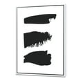 thumbnail image 1 of Black and White Geometric Company II - Mid-Century Modern Framed Canvas, 1 of 3