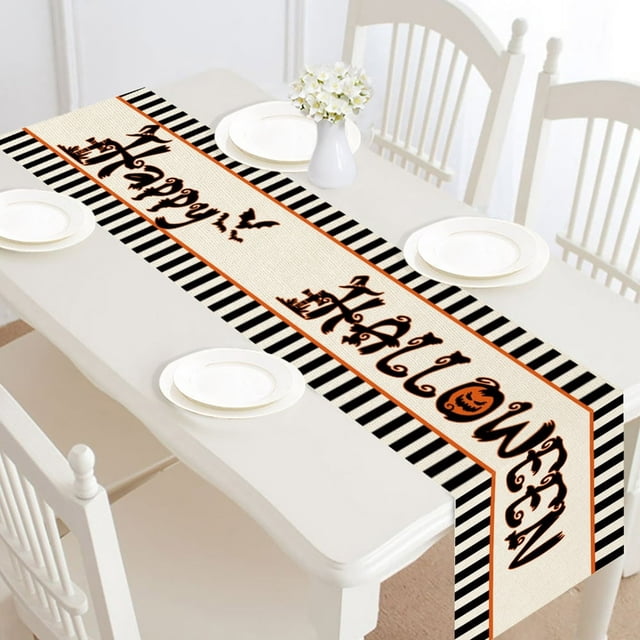 Halloween Decorations Clearance Sale Halloween Table Flag Holiday Scene Decoration Tablecloth Decoration