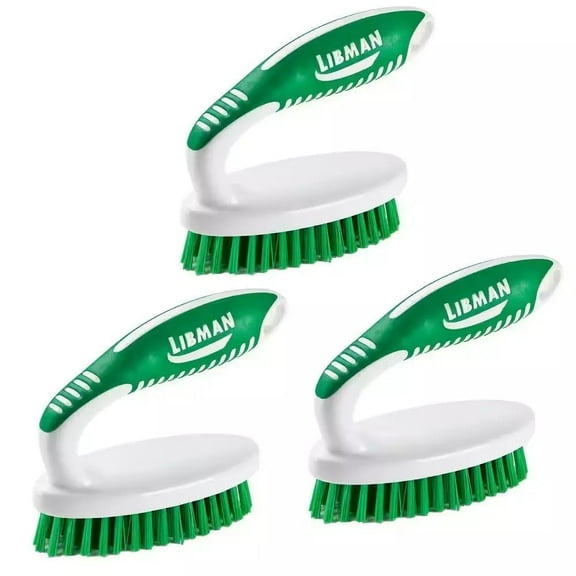 Libman Small Space Scrub Brush (3-Pack)