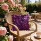 thumbnail image 5 of Multi-color Three-dimensional Leaves Car Pillow Cover Home Living Room Hotel Sofa Cushion Cover Satin Backrest Cover, 5 of 6