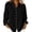 Black, variant on Linen Tops for Women Cotton Dress Shirt Linen Button Down Shirt Women V Neck Casual Lapel Gauze Tops Cotton Linen Cotton Gauze Tops White 2XL