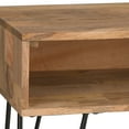 thumbnail image 3 of Simpli Home Hunter SOLID MANGO WOOD and Metal 55 inch Wide Industrial Console Sofa Table in Natural, 3 of 9