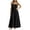 *1-Black, variant on VBVC Women's Cotton Linen Sleeveless Maxi Dress , V Neck Loose Fit Long Dress For Women , Ladies' Casual Summer Dress with Pockets,Khaki,S-3XL