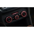 thumbnail image 5 of 3pcs Sports Red Anodized Aluminum AC Climate Control Switch Cover Rings, For Subaru 2018-up XV Crosstrek, 2019-up Forester, 5 of 9