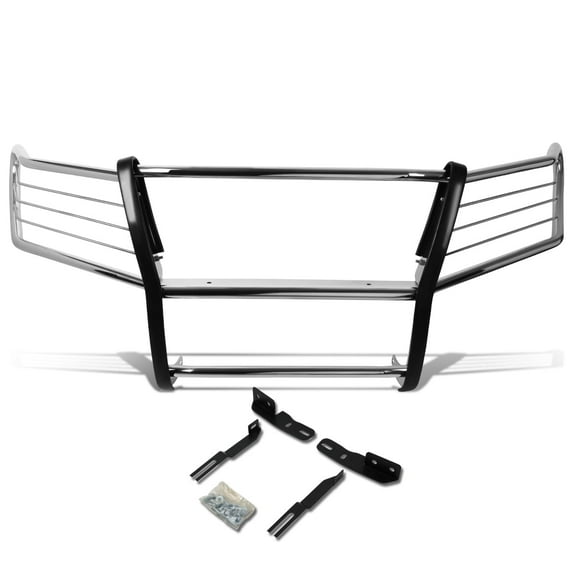 DNA Motoring For 08-15 Toyota Land Cruiser Stainless Steel Full Front End Bumper Brush Grille Guard