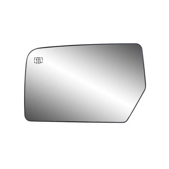 33211 - Fit System Driver Side Heated Mirror Glass w/ backing plate, Ford Expedition, Lincoln Navigator 07-11, 5 5/ 8" x 8 9/ 16" x 9 5/ 8" (w/ o Blind Spot)