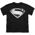 thumbnail image 2 of Justice League Movie Superman Symbol Black Suit 2 Kids T Shirt (X-Large) for Youth Toddler Boys and Girls, Black, 2 of 5