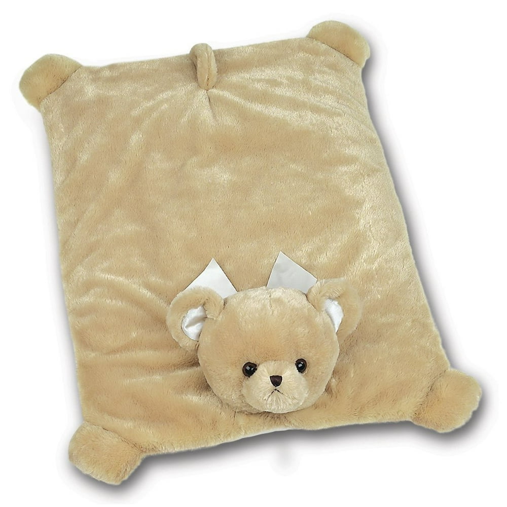 Bearington Lil' Teddy Stuffed Animal Teddy Bear Belly Blanket, Baby Mat