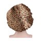thumbnail image 4 of Gorro de satén, gorro de dormir de doble capa, gorro estampado, banda elástica ancha para mujeres, cuidado del cabello, cabello largo Natural rizado Xemadio 2035127-3, 4 of 9