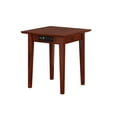 thumbnail image 4 of Shaker End Table with Charging Station in Walnut or Caramel, 4 of 6