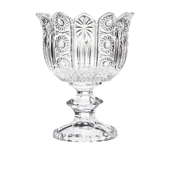 Godinger Pinwheel Footed Candy Dish, 4.50Lx4.50Wx5.75H