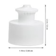 thumbnail image 3 of 24Pcs Push Pull Replacement Caps Reusable Sports Bottle Lid Bottle Caps Water Bottle Lids, 3 of 5