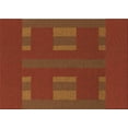 thumbnail image 1 of Ahgly Company Machine Washable Indoor Rectangle Transitional Mahogany Brown Area Rugs, 8' x 12', 1 of 7
