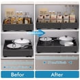 thumbnail image 4 of Organizador de Gabinete Deslizable Ajustable Extraíble Extensible,Cajones Deslizables para Cocina, Almacenamiento Cocina Organizador de Alacena para Armario Estante,Negro, 4 of 7