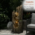 thumbnail image 5 of Alpine Corporation 52" Tall Indoor/Outdoor Waterfall Willow Tree Fountain with LED Lights, 5 of 12