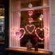 thumbnail image 4 of Cortina de luces LED en forma de corazón con ventosas, 3 unidades, 520 luces, ideal para San Valentín, fiestas de compromiso, bodas y decoración de habitaciones (rosa) JASKFLY, 4 of 9