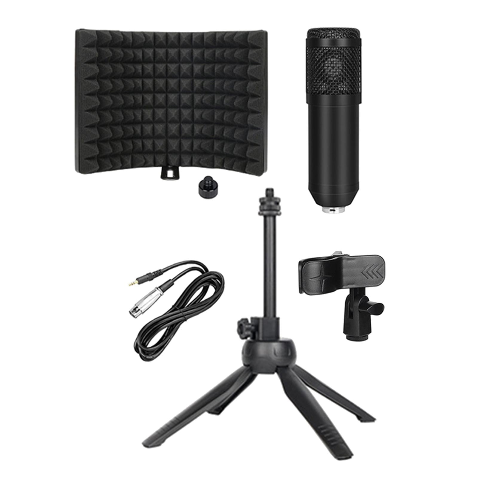 LeeQinersw Condenser Microphone Bundle Cardioid Mic Audio Cable Set of 5 PC for Windows XLR XLR Line