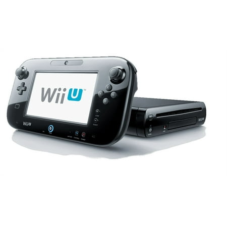 Restored Nintendo Wii U WiiU Black Console 32GB Deluxe Gamepad...