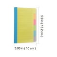 JMXIANG 3 Books of Portable Grocery Lists Convenient Notepads Household