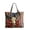 A001- Style A, variant on Large Cotton Canvas Tote Bag Us 250Th Anniversary Flag Reusable Grocery Shopping Bag Patriotic Floral Anniversary Gift Bag with Handles