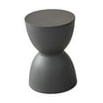 thumbnail image 4 of Reposapiés redondo Reposapiés Decoración Versátil Muebles modernos Creativo Cómodo Gris, 4 of 9
