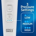 thumbnail image 3 of Deluxe Ontel Miracle Smile Cordless Water Flosser – Portable Oral Irrigator & 360° Teeth and Gum Cleaner with H-Shaped 4-Jet Head, 3 Pressure Modes, USB Rechargeable, 2 Extra Replacement Heads, 3 of 9