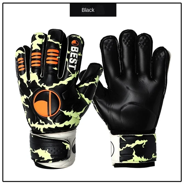 Guantes de portero de látex, manoplas protectoras para los dedos, antideslizantes, para entrenamiento de fútbol, novedad Fivean unisex