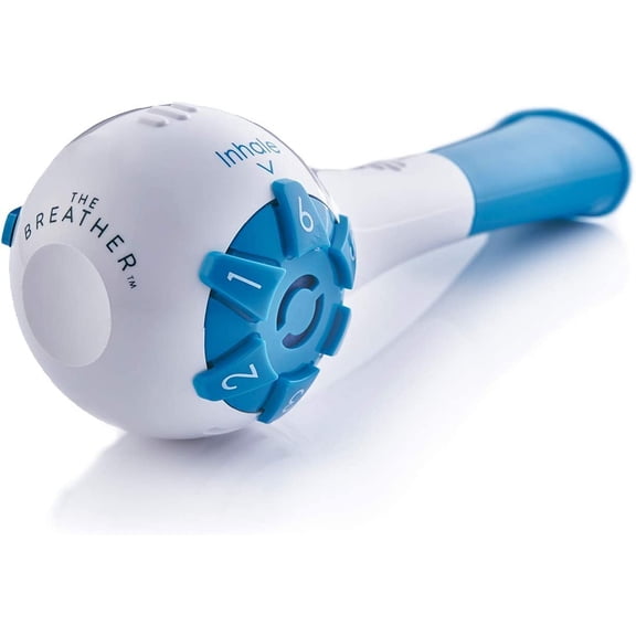 THE BREATHER │ Natural Breathing Exerciser Trainer For Drug-Free Respiratory Therapy │ Breathe Easier with Stronger Lungs