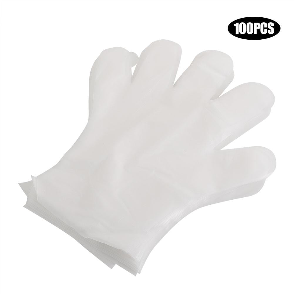 LYUMO 100PCS Food Grade CPE Disposable Gloves Cooking Cleaning Home