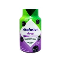Vitafusion Extra Strength Melatonin Gummy Vitamins, Sleep Supplements, Blackberry Flavor, 120 Count