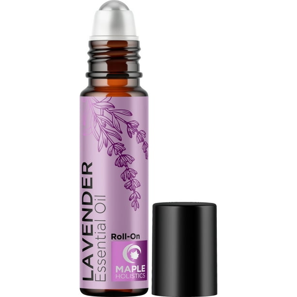 Lavender Roll On Essential Oil for Sleep Diffuser Maple Holistics Lavender Oil for Hair Skin