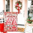 thumbnail image 5 of Valentines Day Garden Flag, Valentine Garden Flag 12x18 Double Sided, Happy Valentine''s Day Gnomes with Love Heart Roses Burlap Yard Flag for Home Lawn Outdoor Decorations, 5 of 6