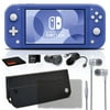 Nintendo Switch Lite (Blue) Gaming Console with 64GB Memory and Travel Case