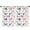 White Cartoon Dinosaurs-3, variant on Blackout Kids Curtains,White Cartoon Dinosaurs Geometric Pattern Childrens Insulated Curtains Set Of 2,Bedroom Essentials,Toddler Room Decor 42"x54"