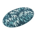 thumbnail image 6 of Unique Loom Outdoor Coastal Collection Area Rug - Plenty of Fish (4' 1" x 6' 1" Oval Blue/Teal), 6 of 10