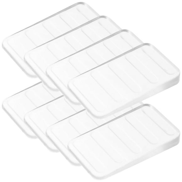 OULII 8Pack Plastic Shims for Leveling Toilet Transparent PVC Wedge Shims