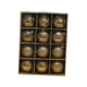 thumbnail image 5 of 12 adornos navideños colgantes de 6 cm con forma de bola decorativa. Oro, 5 of 9