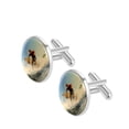 thumbnail image 2 of Surf Stylish Mens Stainless Steel Cuff Links for Dress Shirts - Formal Occasions, 2 of 6