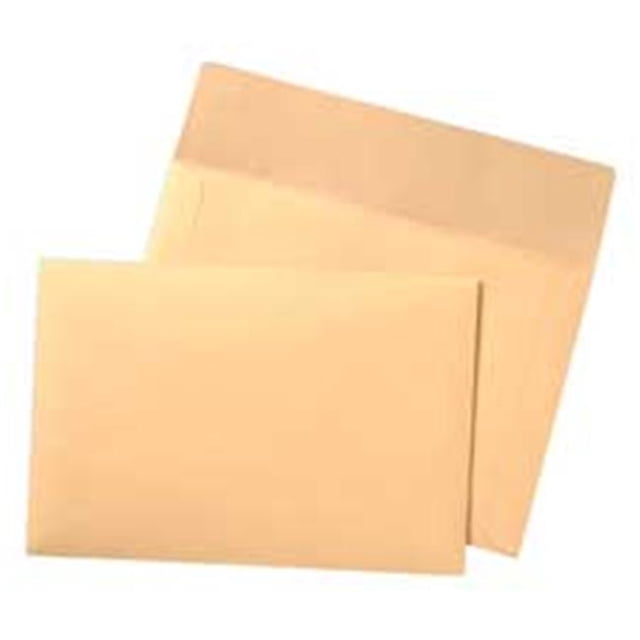 Flat Filing Envelope- 40 lb- 10in.x14-.75in.- 100 Count- Cameo Buff