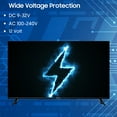 thumbnail image 3 of SYLVOX 12 Volt TV, 40" Smart Television 1080P with Google OS Support Voice Remote Screencast ATSC NTSC WiFi Bluetooth HDMI USB, AC/DC Powered, 12V TV for RV Camper Boat Coastal Home (Marine Series), 3 of 17