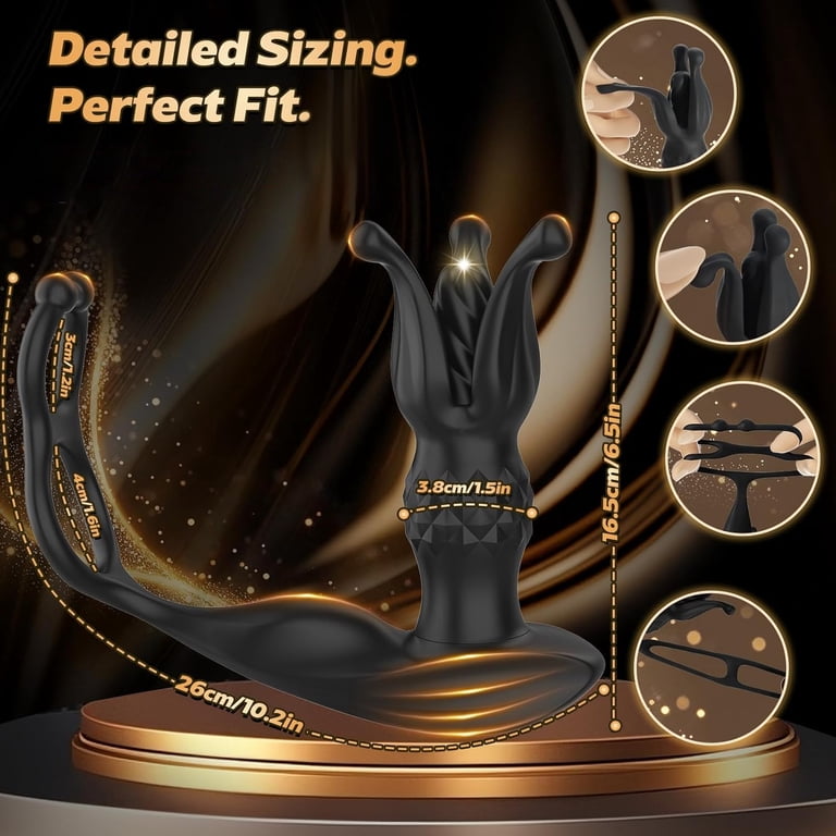 KERERO Male Anal Vibrator Butt Plug with Thrusting Dildo & 9 Expansion and Vibration Modes,Sex Toy for Men with Dual Penis Rings,Prostate Massager Sex Toys for Men - Walmart.com KERERO Male Anal Vibrator Butt Plug with Thrusting Dildo & 9 Expansion and Vibration Modes,Sex Toy for Men with Dual Penis Rings,Prostate Massager Sex Toys for Men - Walmart.com
