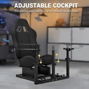 Marada Flight Simulator Cockpit with Game Seat for Thrustmaster A10C Hotas Warthog