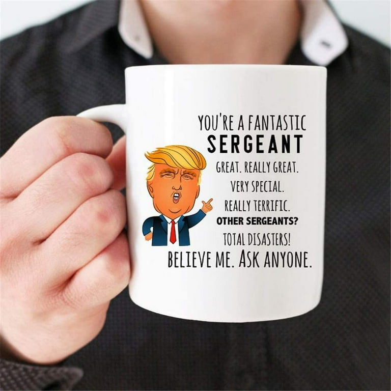 Cop Trump Coffee Mug, Funny Gift for Police Officer