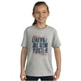 thumbnail image 3 of USA Pride Liberty Freedom and Justice Crewneck T Shirts Boy Girl Teen Brisco Brands M, 3 of 6