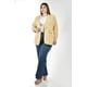 thumbnail image 1 of Blazer manga 3/4 Roman Fashion /Tallas Extras, 12255 (Beige) beige 42, 1 of 5