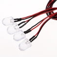 thumbnail image 3 of segolike RC LED Light 4pcs Flash Lamp 3.7V 5mm Strobe Lights for RC Model Car, 3 of 8